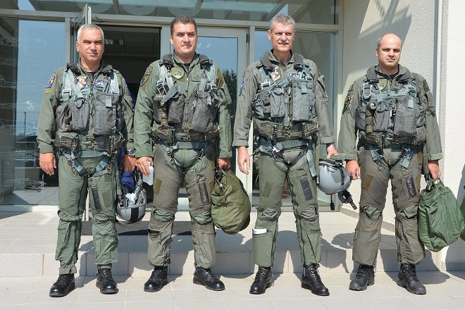 Λίγο πριν την πτήση.