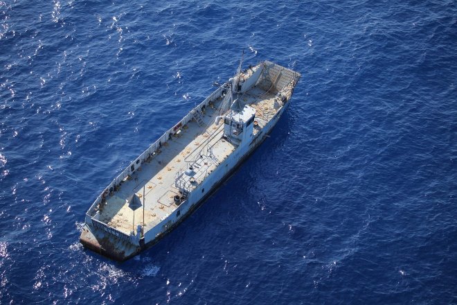 Οι προγραμματισμένες εκπαιδευτικές βολές επ'ωφελεία ΠΑ και ΣΞ δεν εκτελέστηκαν καθώς ο στόχος επιφανείας (παροπλισμένο μικρό αποβατικό) βυθίστηκε στη θαλάσσια περιοχή του ΠΒΚ.