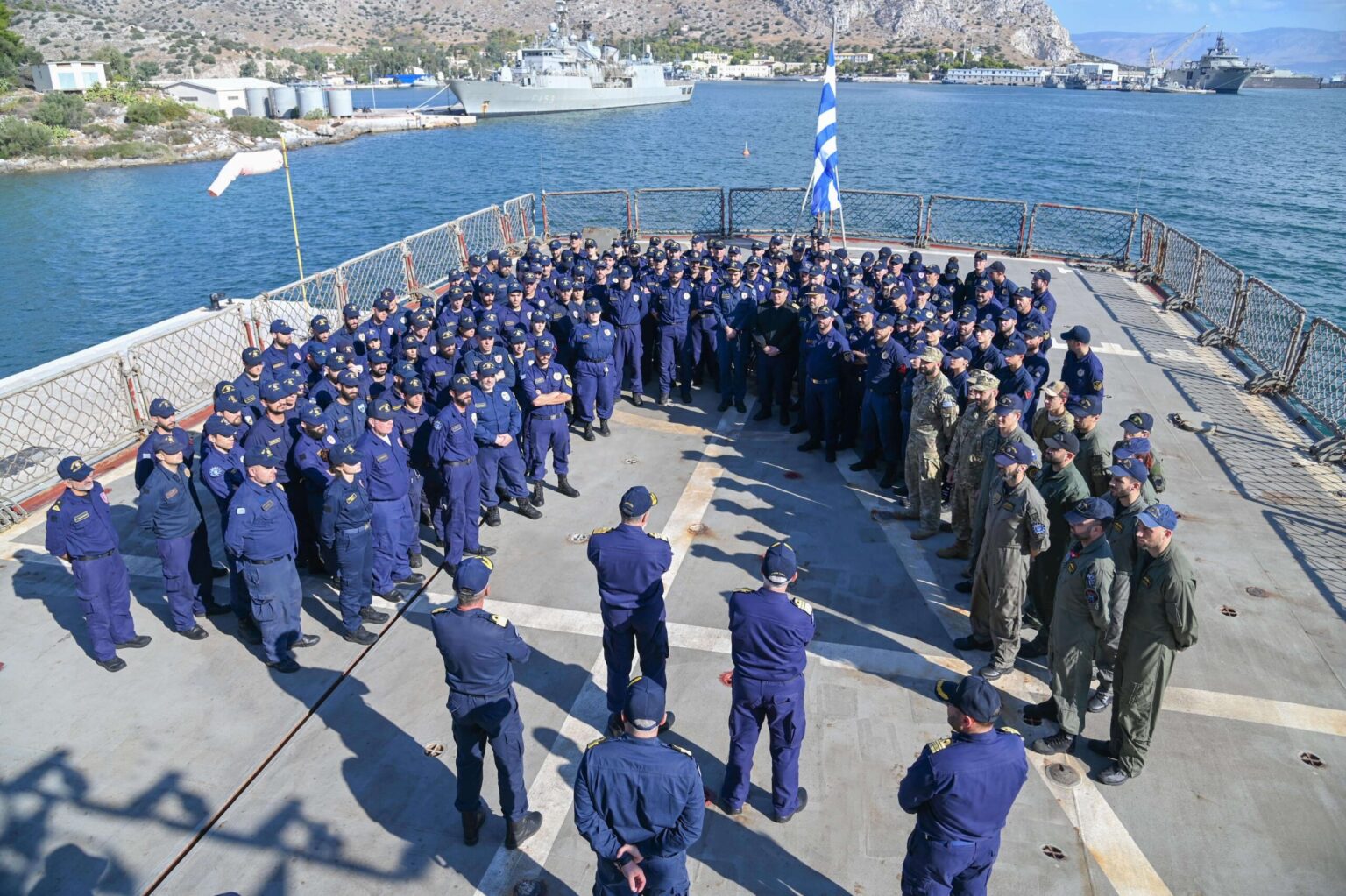 Η φρεγάτα του Πολεμικού Ναυτικού συμμετείχε στην ευρωπαϊκή επιχείρηση EUNAVFOR ASPIDES.