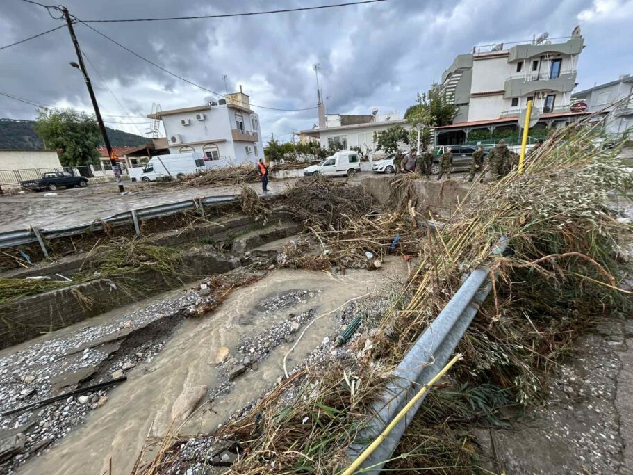 Σημαντική ήταν για μία ακόμα φορά η συνδρομή των Ενόπλων Δυνάμεων στην αντιμετώπιση των συνεπειών της κακοκαιρίας «BORA».