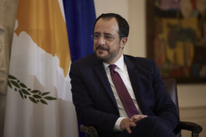 Ο Πρόεδρος της Κυπριακής Δημοκρατίας Νίκος Χριστοδουλίδης.