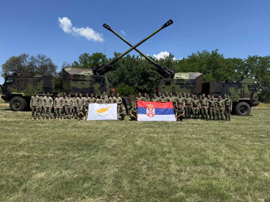 Η Εθνική Φρουρά συμμετείχε με προσωπικό των Μονάδων Πυροβολικού, σε εκπαιδευτικές βολές Α/ Πυροβόλων 155 χιλ. «NORA», στη Σερβία.