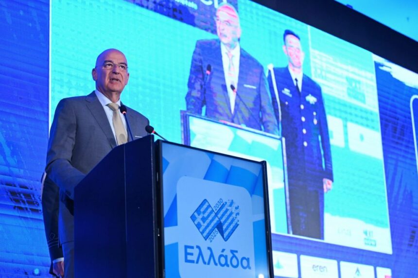 Ο κ. Νίκος Δένδιας μίλησε στο συνέδριο «Ελλάδα 2025-2030» για την ευρωπαϊκή άμυνα και τον ρόλο της ελληνικής αμυντικής βιομηχανίας.