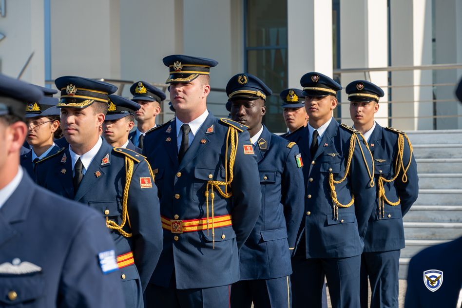 Τελετή ονομασίας των νέων Ανθυποσμηναγών της Πολεμικής Αεροπορίας, στη Σχολή Ικάρων, στην Αεροπορική Βάση Δεκέλειας.