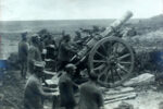 1921-1922 Ανεξάρτητη Μεραρχία. Το βαρύ πυροβολικό σε δράση. (Αρχείο Dimitris Theotokis)