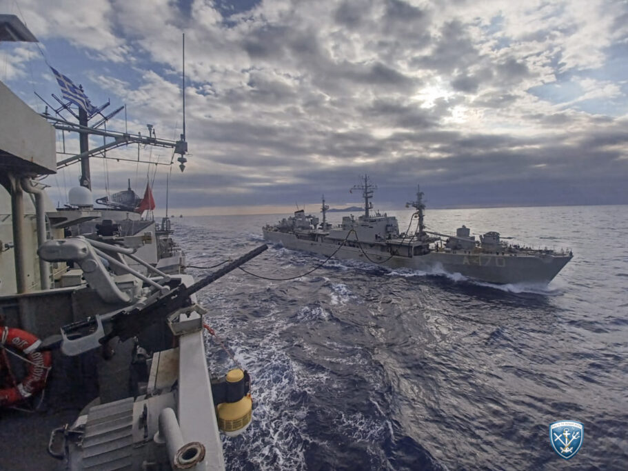 Η Άσκηση «ΑΣΤΡΑΠΗ 1/26» από το Πολεμικό Ναυτικό διεξήχθη στην ευρύτερη θαλάσσια περιοχή του Μυρτώου πελάγους και κεντρικού Αιγαίου.