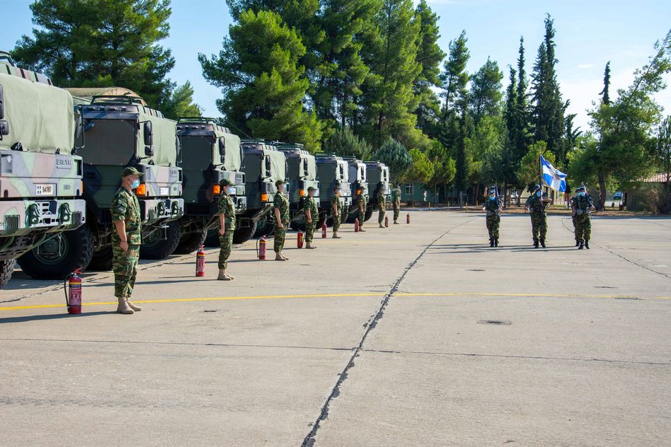 Η αποστολή της πυροβολαρχίας κατευθυνόμενων βλημάτων Patriot PAC-3 της 350 Πτέρυγας Κατευθυνομένων Βλημάτων στη Σαουδική Αραβία.